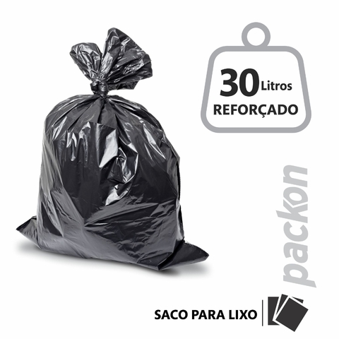 Saco de Lixo 30 Litros - Super Resistente