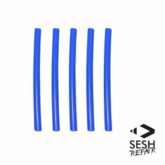 Mangueira de silicone azul 6mm (kit 5 unidades)