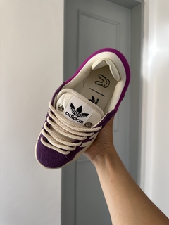 Adidas Campus Bad Bunny Roxo na internet