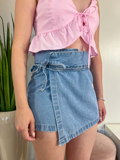 SHORT SAIA JEANS CLARO - comprar online