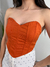 CORSET TOP CROPPED CORAÇÃO LARANJA na internet