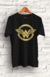 Camiseta Algodão " Mulher Maravilha " com estampa em Serigrafia na cor Dourado