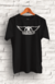 Camiseta Algodão " Aerosmith " com estampa em Serigrafia na cor Branca