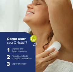 Desodorante Stick Cristal Natural (120g) - Alva - loja online