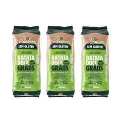 Kit com 3 Pães de Batata Doce com grãos - Grani Amici