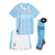 Conjunto Infantil do Manchester City Home 23/24 com Meião