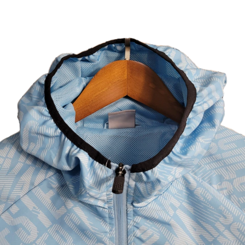 Jaqueta Corta Vento Manchester City 23 24 Masculino Puma Azul