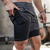 Image of Shorts Running para homens, esportes de ginástica, treino, fitnes