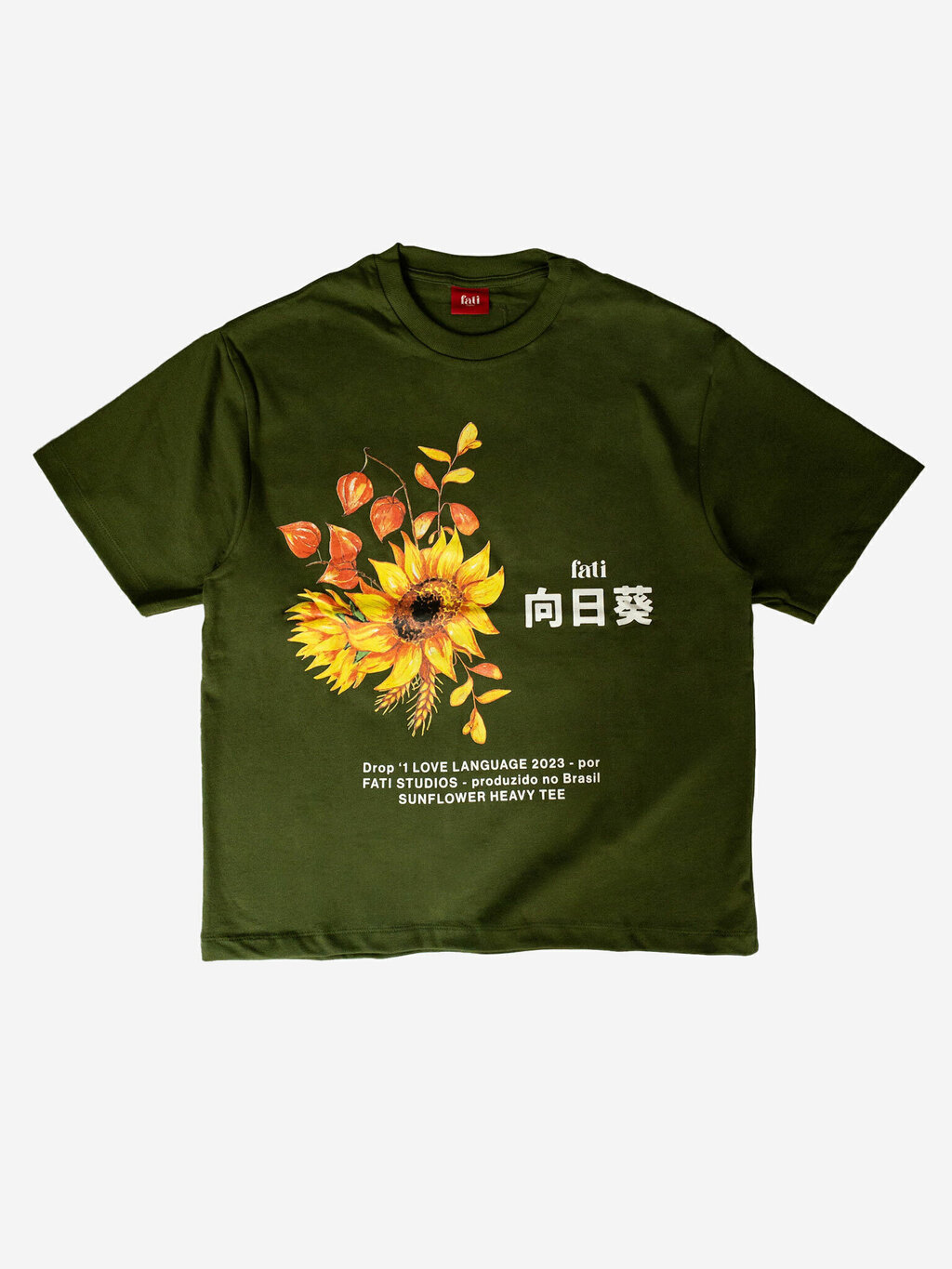 Himawari Heavy T Shirt Verde