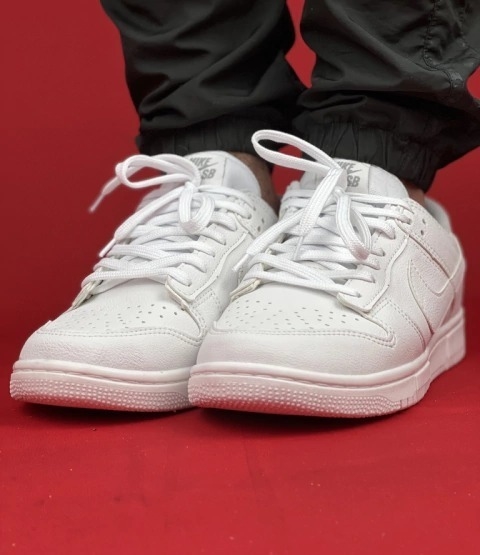 All white sb dunk sales low