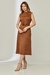 VESTIDO MIDI REGATA NOBU OCRE