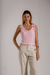 BLUSA REGATA FARFALLE ROSA CLARO