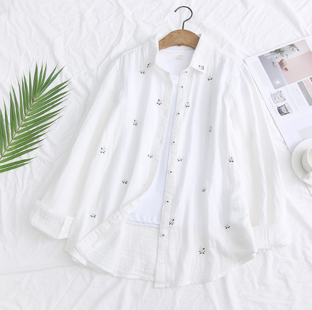 Camisa floral feminina sales