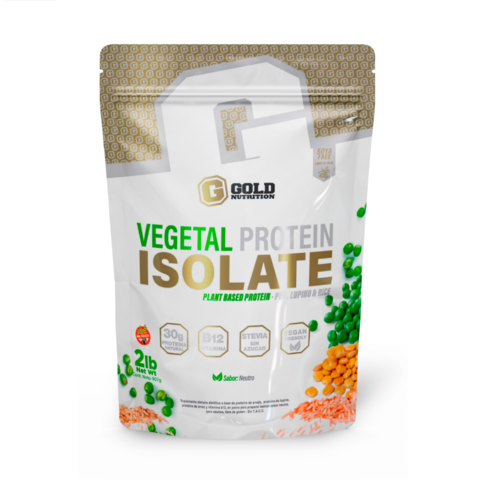 Proteina Vegetal Isolada Gold Nutrition neutro 2 lb