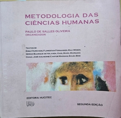 OLIVEIRA, Paulo de Salles. Metodologia das Ciências Humanas l