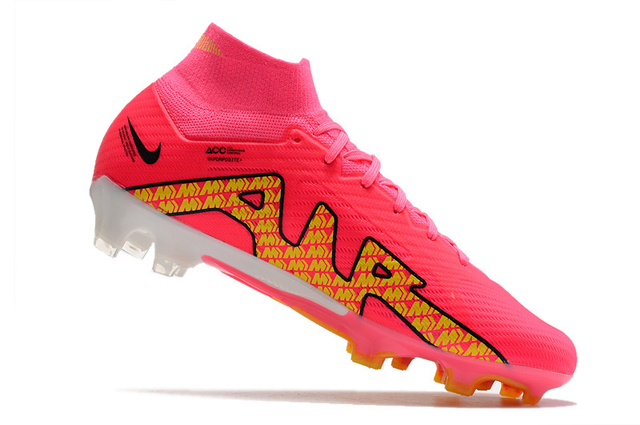 Chuteira Nike Air Zoom Mercurial Superfly 9 Elite Rosa Branco