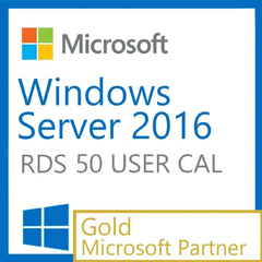 Windows Server 2016 Remote Desktop Services User connections (50) CAL