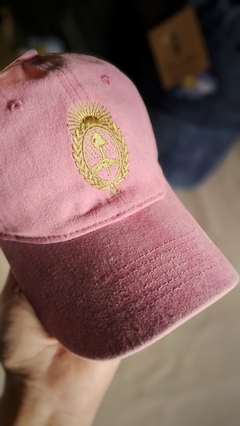 Imagen de GORRA DENIM GASTADA ESCUDO DORADO (elegir color)