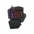 TECLADO MECÂNICO REDRAGON DITI RGB ONE-HAND SWITCH BLUE - PRETO - K585RGB