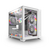 GABINETE GAMER PCYES FORCEFIELD ATX/ MID TOWER/ S/FAN/ LATERAL E FRONTAL EM VIDRO - BRANCO - GFFWGP