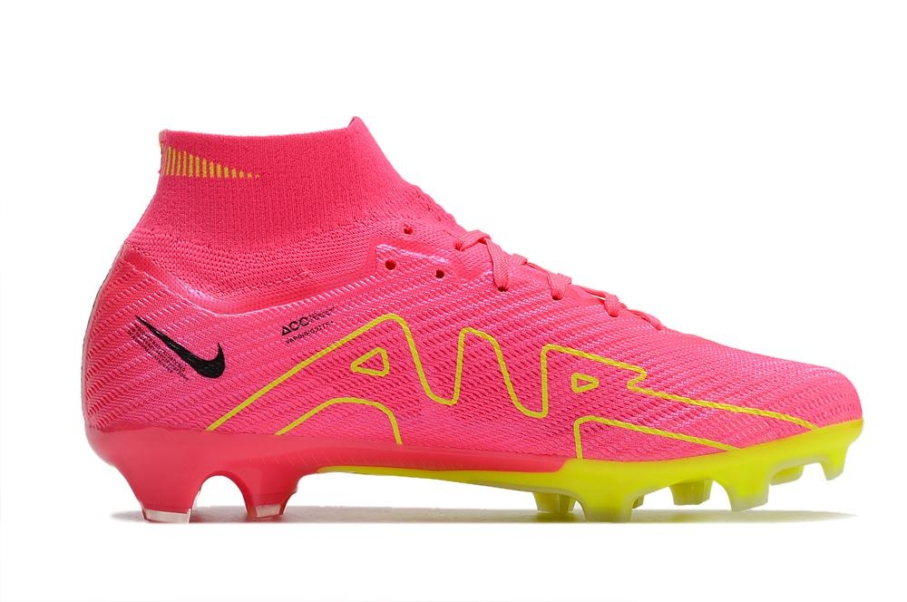 Chuteira Nike Zoom Mercurial Vapor 15 Elite Rosa Cano Alto Campo