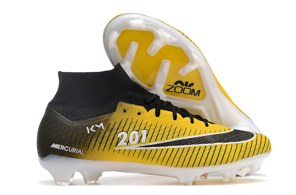 Chuteira Nike Zoom Mercurial Vapor 15 Elite Campo Amarela