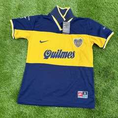 CAMISETA RETRO - BOCA JUNIORS 1998 - PALERMO Y RIQUELME