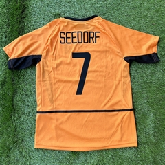 CAMISETA RETRO - HOLANDA 2002 - VAN NISTERLROOY y SEEDORF en internet