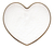 Bowl Vidro C/borda Dourada Heart Bon Gourmet na internet