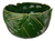 Centro De Mesa Cerâmica 16x16x9,5cm Banana Leaf Verde Lyor