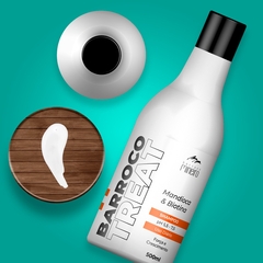 Shampoo Barroco Mineiro Treat Mandioca e Biotina 500ml - Barroco Mineiro Profissional