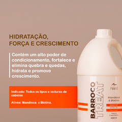 Shampoo Barroco Mineiro Treat Mandioca e Biotina 5L - Barroco Mineiro Profissional