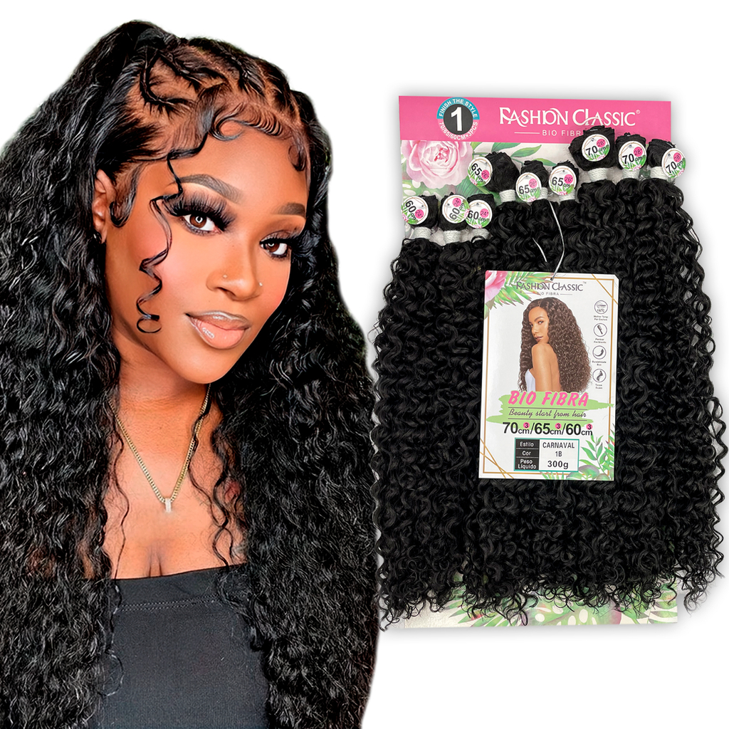 Cabelo Caipira bio vegetal cacheado afro fashiom prime 55cm Beauty