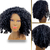 Peruca Lace Wig Cacheada Afro Volumão Cabelo Orgânica Similar Ao Humano - comprar online