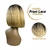 Peruca Front Lace Ana Black Beauty curta lisa fibra premium - Rass Hair