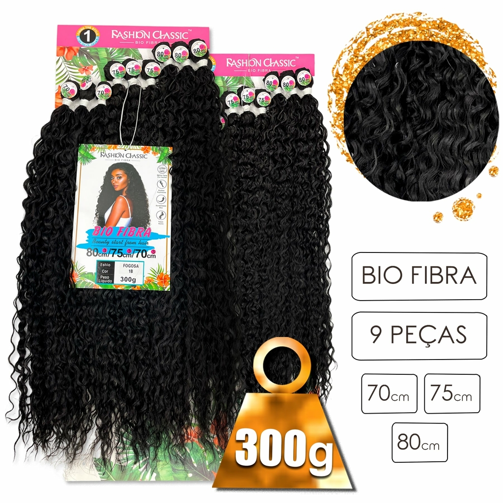 Cabelo Cacheado Bio Orgânico Fogosa 300gr Cor Sp1/27 Castanho Com Mel