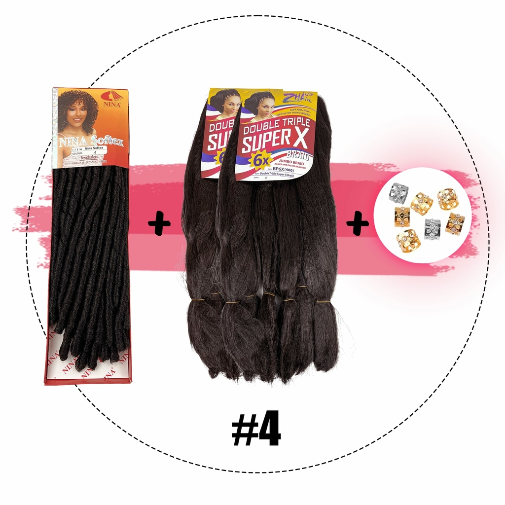 QUE SOFT 6X VALUE PACK JUMBO BRAIDING HAIR