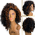 Peruca Lace Wig Cacheada Afro Volumão Cabelo Orgânica Similar Ao Humano - loja online