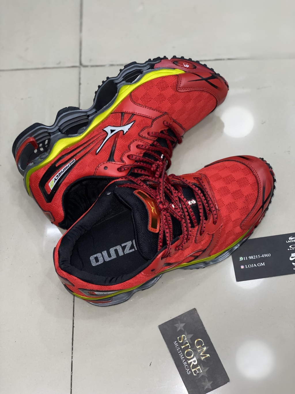 Mizuno prophecy 2 azul e vermelho 2025