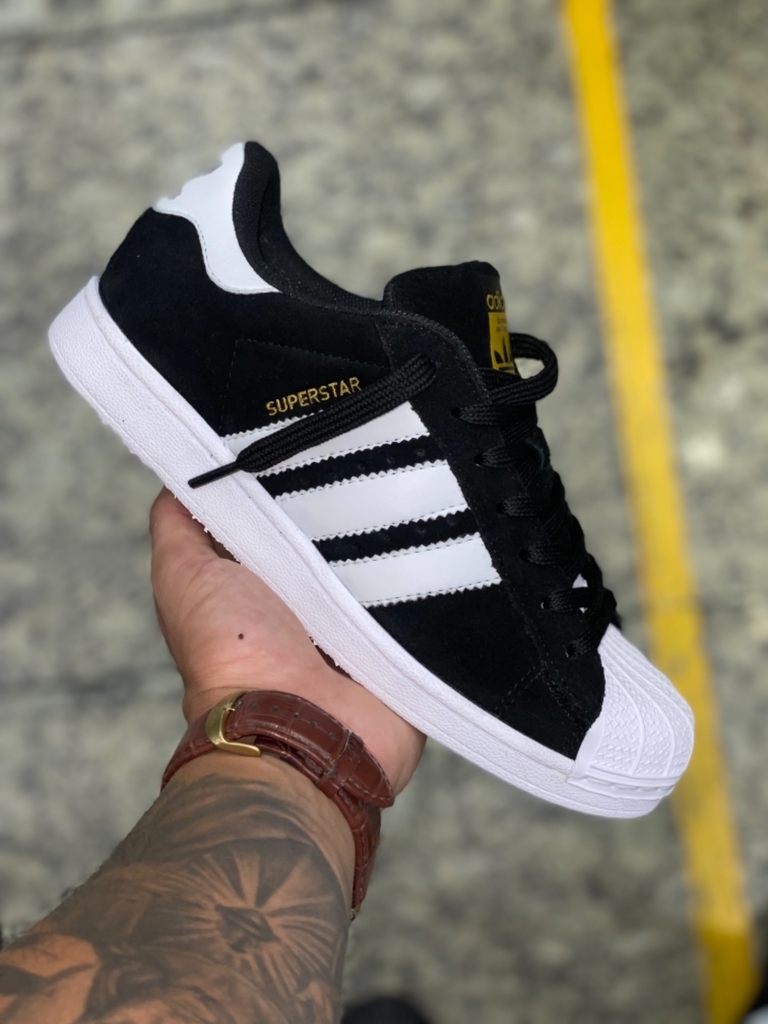 TÊNIS ADIDAS SUPER STAR - PRETO/BRANCO - GM Store