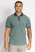 POLO PIQUET ALGODÃO COM ELASTANO COM ZÍPER VERDE ESMERALDA - comprar online