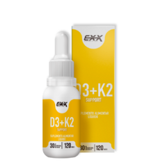 Vitamina D3 + K2 - 120 Doses - Sem Sabor - 30ml - Exx Nutrition