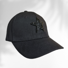 Cap Grainy Fabric Black - comprar online