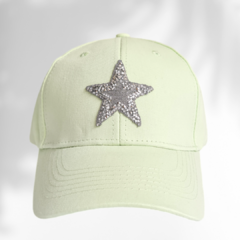 Cap Lemon Light Gray Star