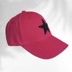 Cap Hot Pink Black Star - comprar online