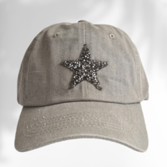 Cap Light Gray Stone Star