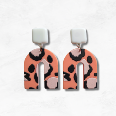 Pendientes Rosa Print