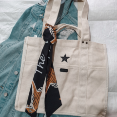 Tote Bag Canvas Black Star en internet