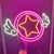 Luminária Neon Led Star Sakura Card Captors 50x31cm