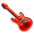 Luminária Neon Led Guitarra 78x33cm